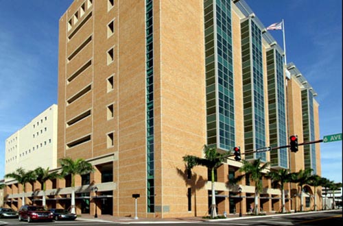 Manatee County Judicial Center from 6th Ave