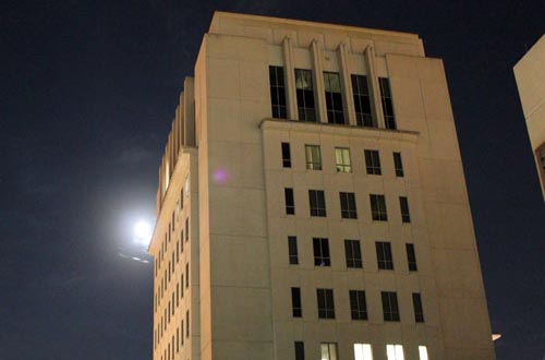 Judge Lynn N. Silvertooth Judicial Center at Night