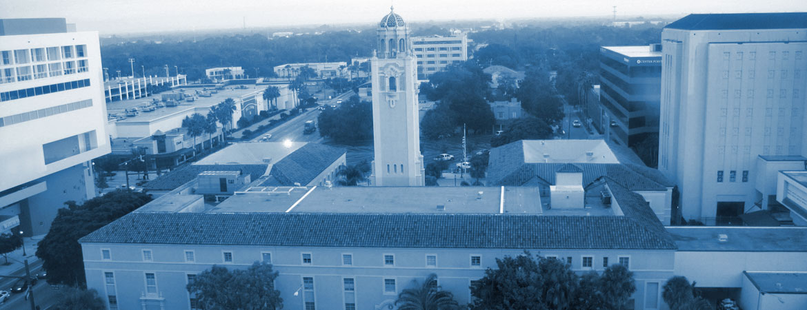 Sarasota County Historic Courthouse aerial view