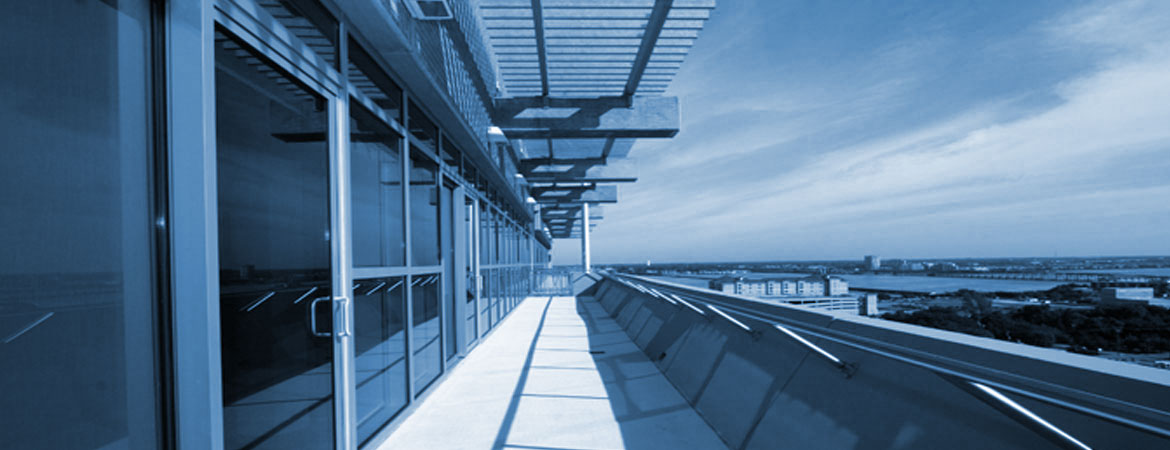 Ninth floor deck of the Manatee County Judicial Center