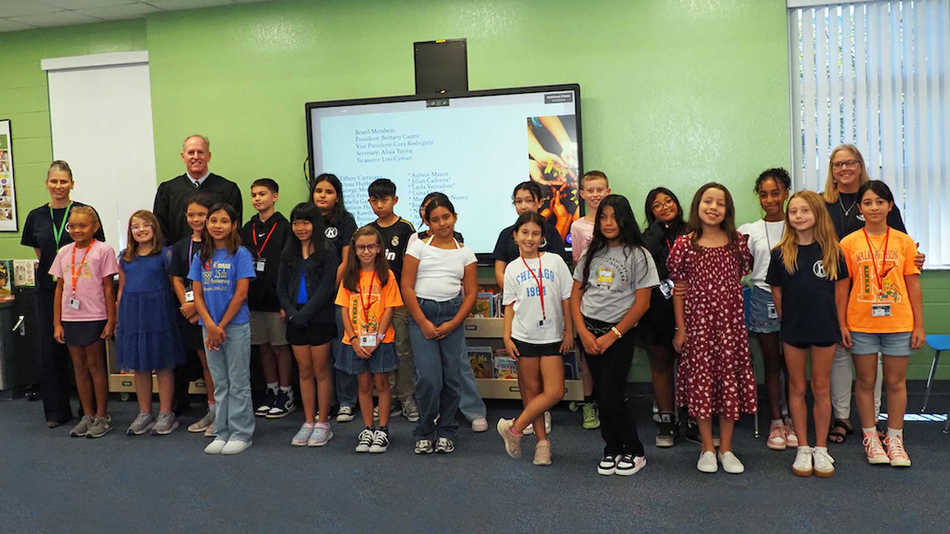 This is an image of a group of students.