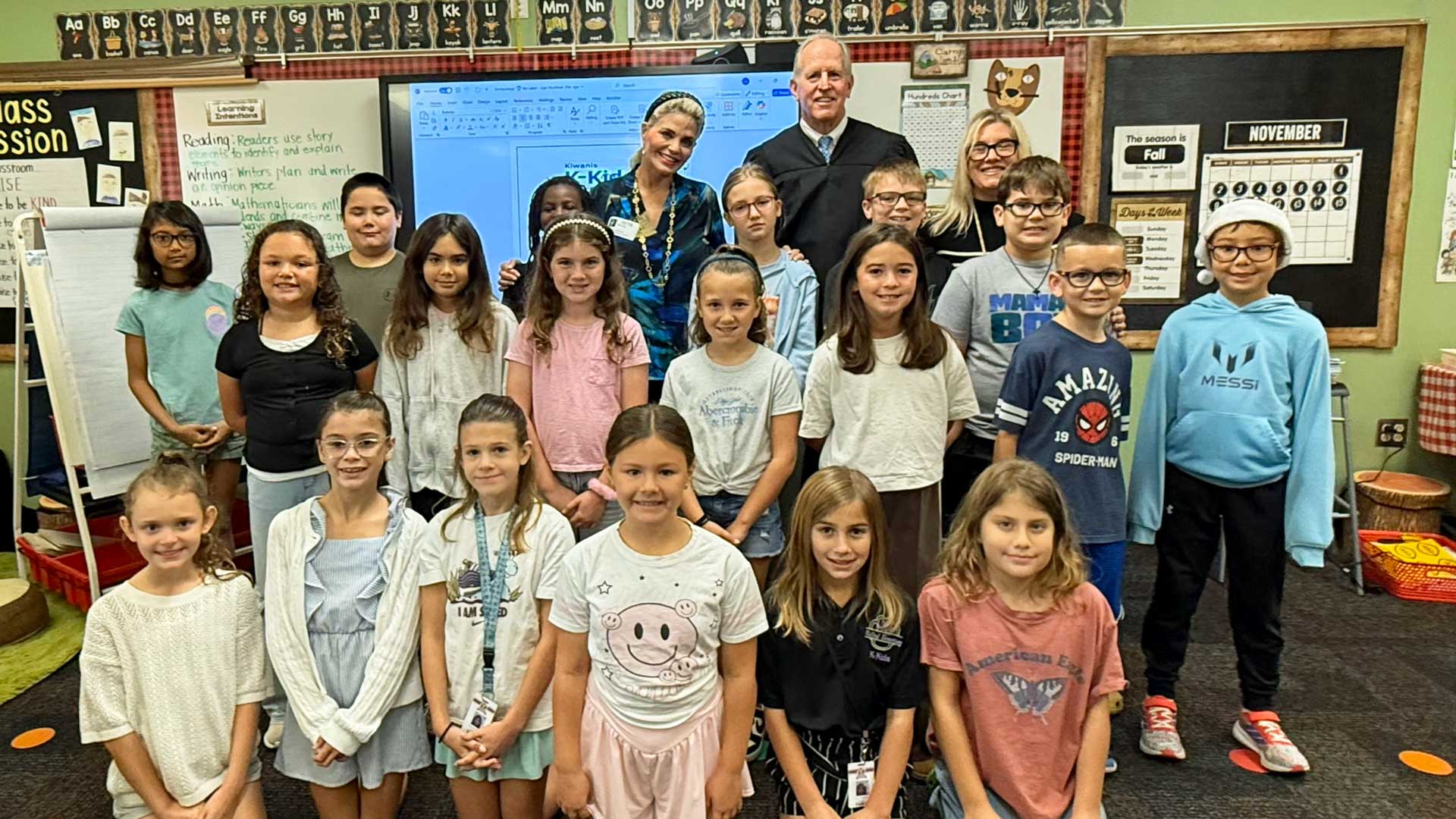 This is an image of a group of students.